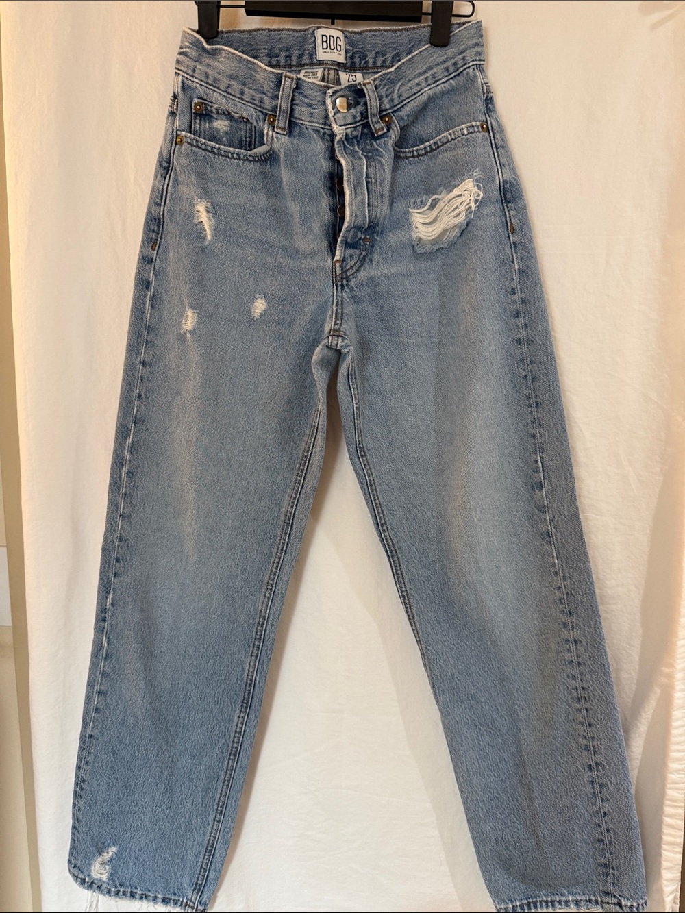 BDG Light Wash High-Rise Boy Retro Jeans Sz 25
